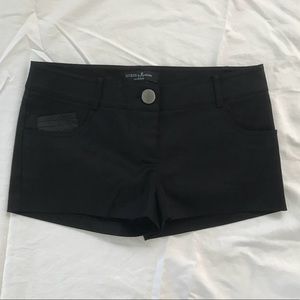 Black marciano shorts